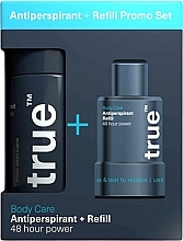 Düfte, Parfümerie und Kosmetik Körperpflegeset - True Men Skin Care Body Care (Deodorant 75ml + Refill 75ml)