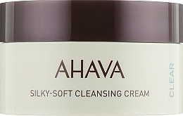 GESCHENK! Gesichtsreinigungscreme - Ahava Time to Clear Ahava Silky Soft Cleansing Cream (Probe)  — Bild N1