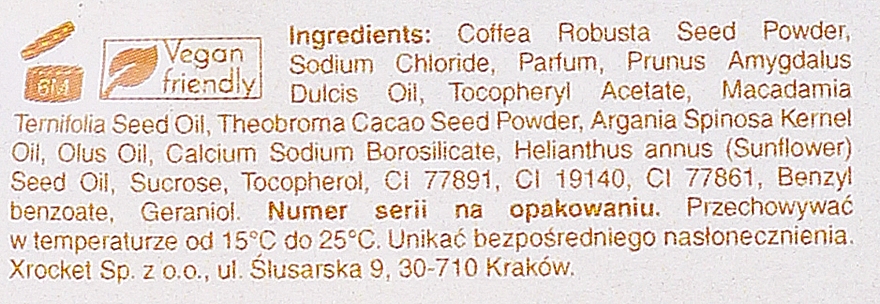 Körperscrub mit Koffein - BodyBoom Coffe Scrub Shimmer Gold — Bild N3