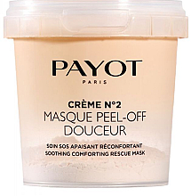 Beruhigende Peel-Off Gesichtsmaske mit Prä- und Probiotika und Haferextrakt - Payot Creme №2 Masque Peel-off Douceur — Bild N1