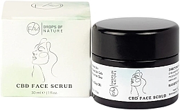 Düfte, Parfümerie und Kosmetik Gesichtspeeling - Fam Drops Of Nature CBD Face Scrub