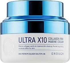 Düfte, Parfümerie und Kosmetik Feuchtigkeitsspendende Gesichtscreme mit Kollagen - Enough Ultra X10 Collagen Pro Marine Cream