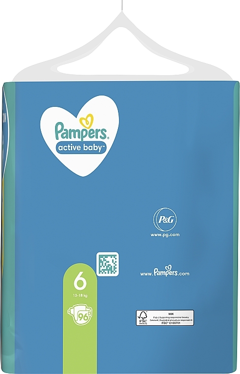 Windeln Active Baby 6 (13-18 kg) 96 St. - Pampers — Bild N3