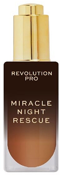 Nachtgesichtsserum - Revolution Pro Miracle Night Rescue Serum Advanced Complex  — Bild N1