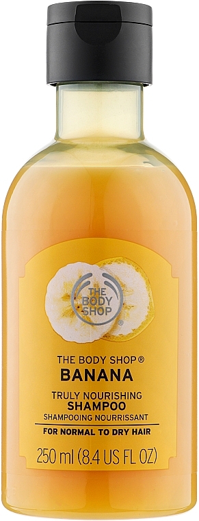 Tief nährendes Shampoo mit Bananenextrakt für normales bis trockenes Haar - The Body Shop Shampoo Banana — Bild N1