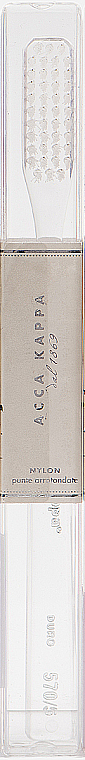 Zahnbürste 21J5705 transparent - Acca Kappa Hard Nylon Rounded Tips Crystal — Bild N1