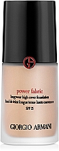 Düfte, Parfümerie und Kosmetik Langanhaltende Foundation LSF 35 - Giorgio Armani Power Fabric Foundation