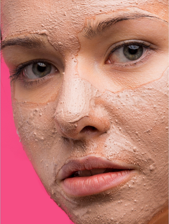2in1 reinigendes Gesichtsmaske-Peeling aus rosa Ton - SkinDivision Refining Pink Clay Mask — Bild N2