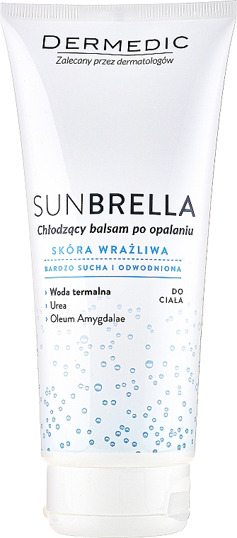 Kühlender Körperbalsam nach dem Sonnenbad für trockene und dehydrierte Haut - Dermedic Sunbrella — Bild N2