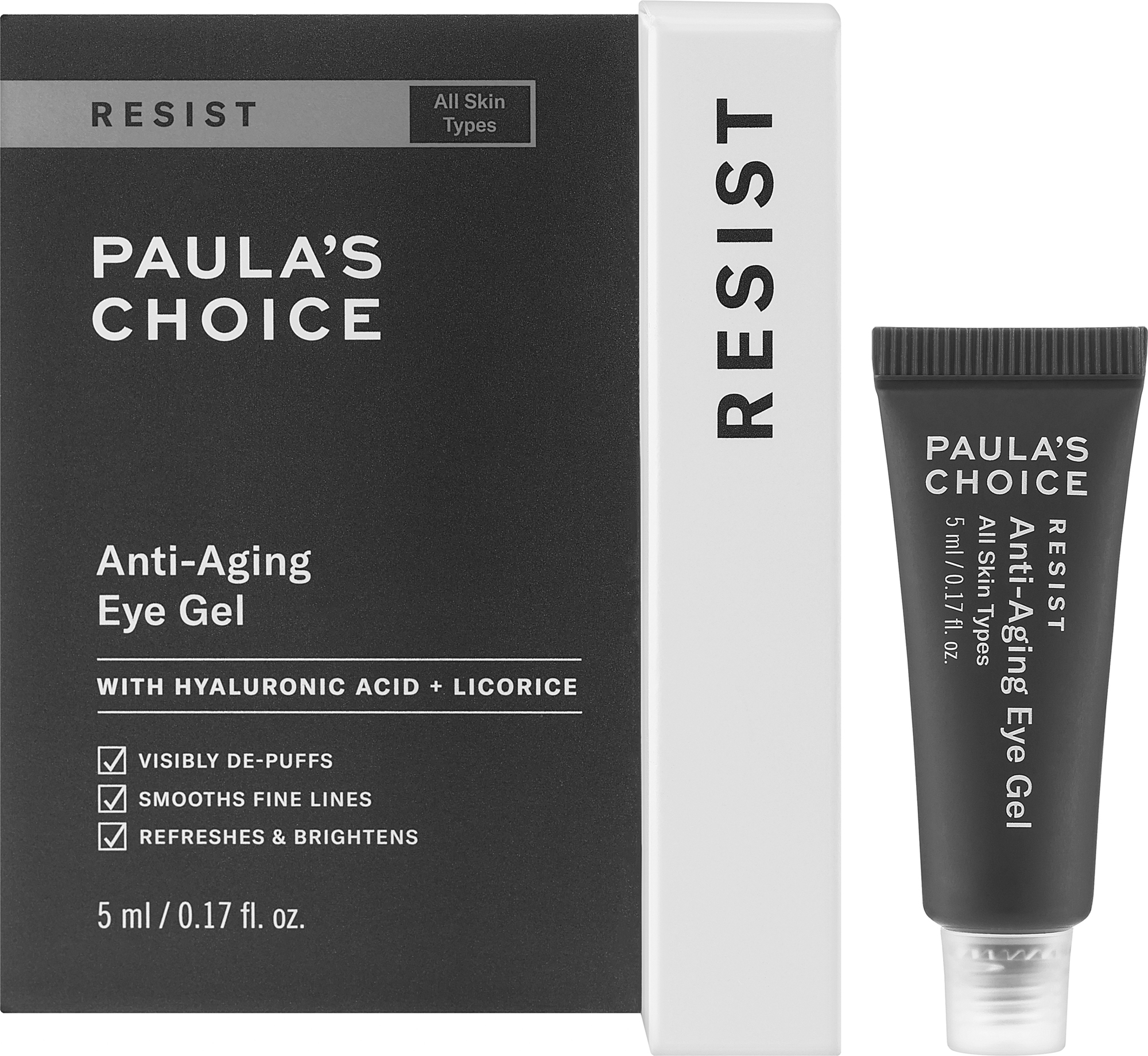 Anti-Falten-Gel für die Haut um die Augen - Paula's Choice Resist Anti-Aging Eye Gel Travel Size  — Bild 5 ml