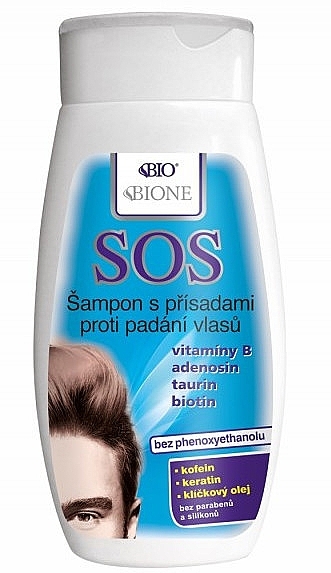 Bione Cosmetics SOS Anti Hair Loss Shampoo - Shampoo gegen Haarausfall — Bild N1