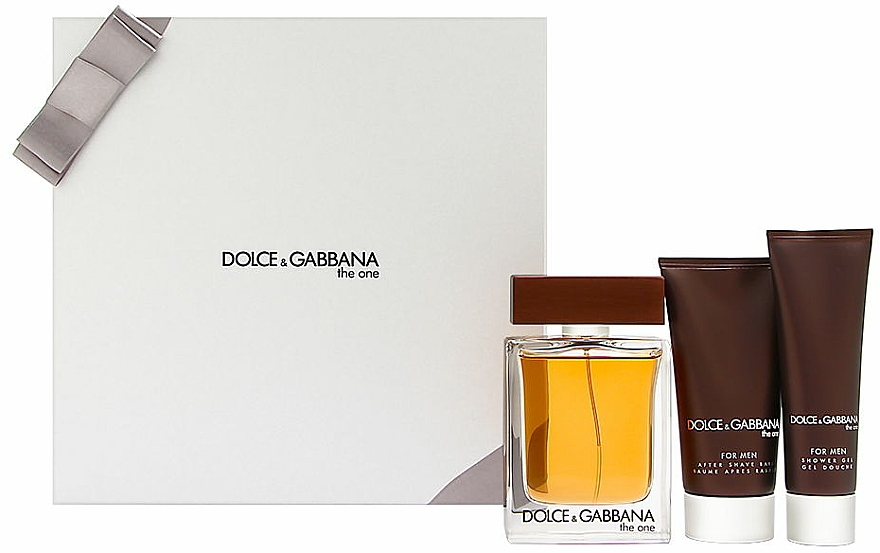 Dolce & Gabbana The One for Men - Duftset (Eau de Parfum 100 + After Shave Balsam 75 + Duschgel 50) — Bild N2