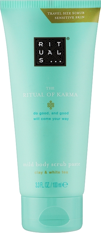 Körperpeeling mit Tonerde und weißem Tee - Rituals The Ritual of Karma Body Scrub Clay — Bild N1