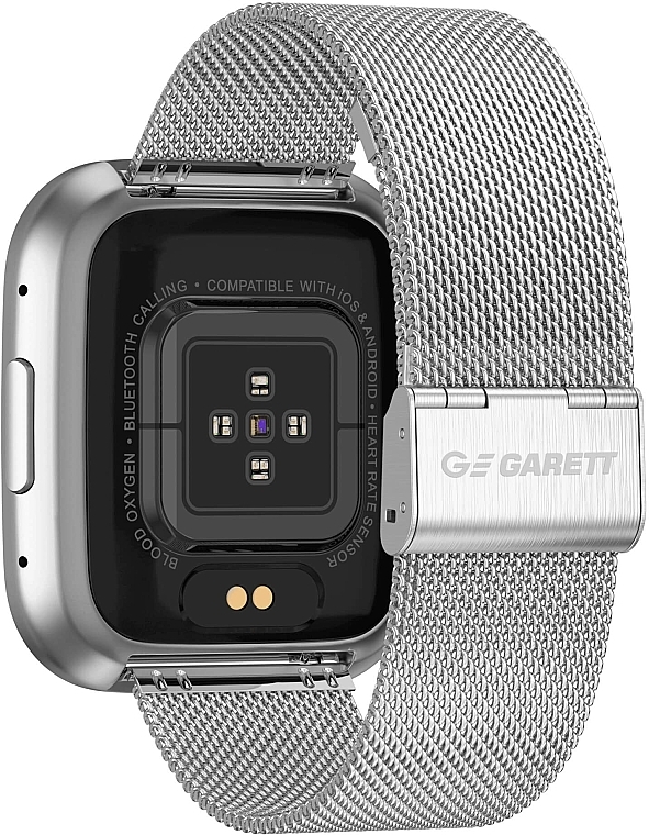 Smartwatch silbernes Metall - Garett Smartwatch GRC STYLE Silver Steel  — Bild N5