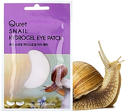 Düfte, Parfümerie und Kosmetik Hydrogel-Augenpatches mit Schneckenextrakt - Quret Snail Hydrogel Eye Patch