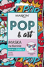 Düfte, Parfümerie und Kosmetik Tuchmaske für das Gesicht Vanille und Guarana - Marion Pop & Art Sheet Mask