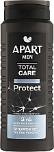 Düfte, Parfümerie und Kosmetik 3in1 Duschgel für Männer - Apart Men Total Care Protect 3in1 Shower Gel