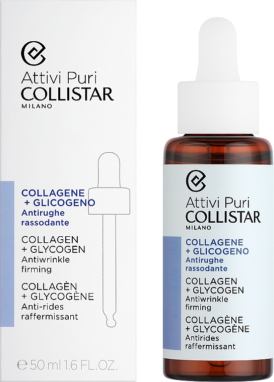Kollagen- und Glykogenkonzentrat für das Gesicht - Collistar Pure Actives Collagen + Glycogen Anti-Wrinkle Firming — Bild N2