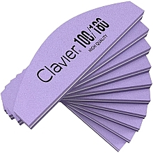 Düfte, Parfümerie und Kosmetik Mini-Nagelfeile 100/180 violett - Clavier