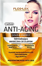 Düfte, Parfümerie und Kosmetik Verjüngende Gesichtsmaske mit Gold - Floslek Anti-Aging Gold & Energy Mask