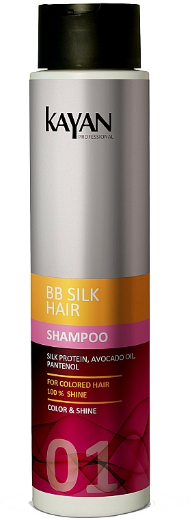 Farbschutz-Shampoo für coloriertes Haar - Kayan BB Silk Hair Shampoo — Bild N1