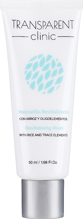 Revitalisierende Gesichtsmaske mit Reis und Mikroelementen - Transparent Clinic Mascarilla Revitalizante — Bild N1