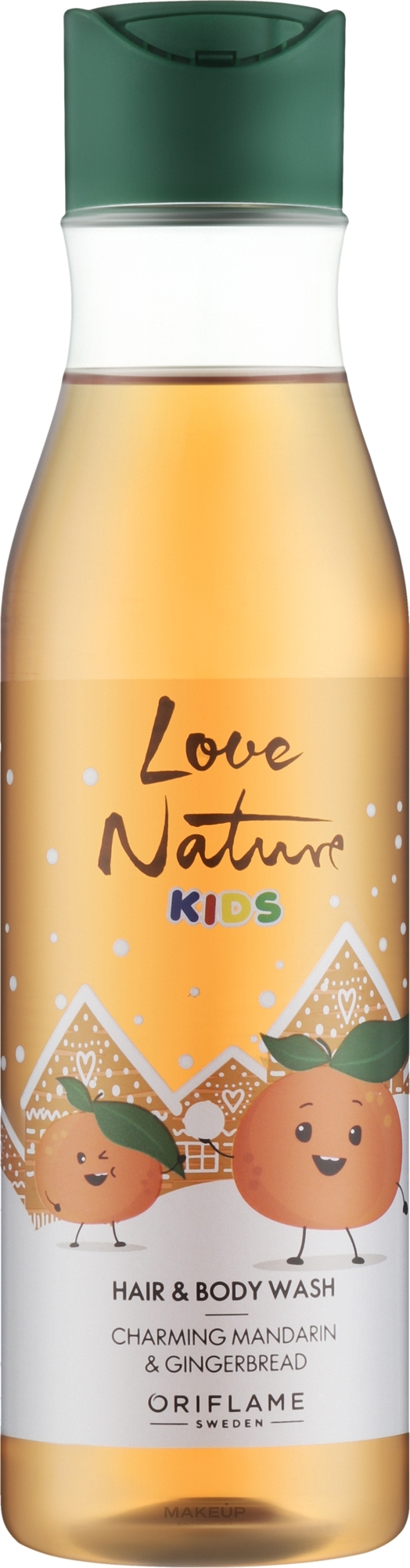 Babygel mit Mandarinen- und Lebkuchenduft für die Haar- und Körperpflege - Oriflame Love Nature Kids — Bild 250 ml