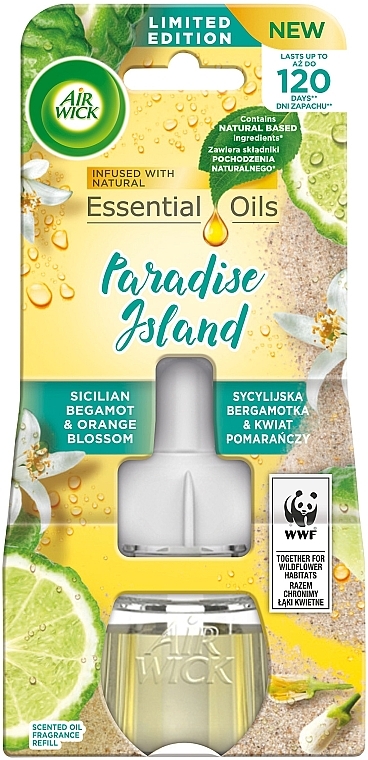 Elektrischer Lufterfrischer Sizilianische Bergamotte und Orangenblüte - Air Wick Essential Oils Electric Paradise Island Sicilian Bergamot & Orange Blossom — Bild N1