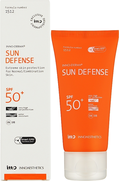Sonnenschutzcreme für das Gesicht SPF 50 - Innoaesthetics Inno-Derma Sunblock UVP 50+ — Bild N1