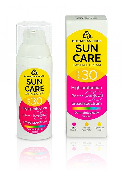 Tagescreme SPF 30 - Bulgarian Rose Sun Care Day Face Cream SPF 30 — Bild N2