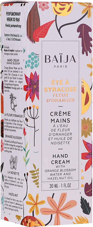Beruhigende Handcreme - Baija Ete A Syracuse Hand Cream — Bild N2
