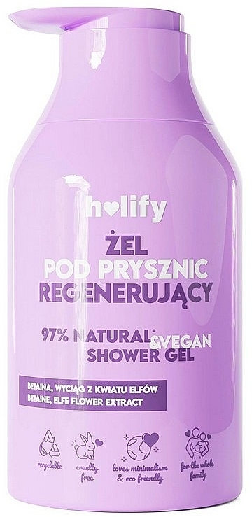 Regenerierendes Duschgel - Holify Regenerating Shower Gel — Bild N1