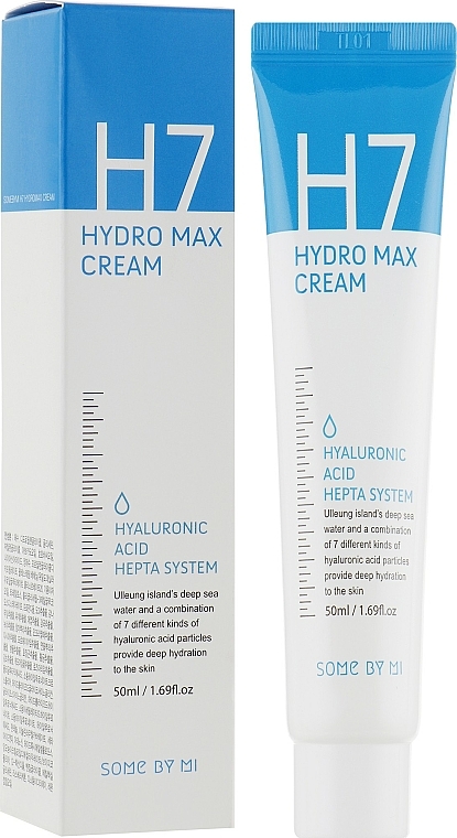 Tief feuchtigkeitsspendende Gesichtscreme mit Hyaluronsäure - Some By Mi H7 Hydro Max Cream — Bild N1