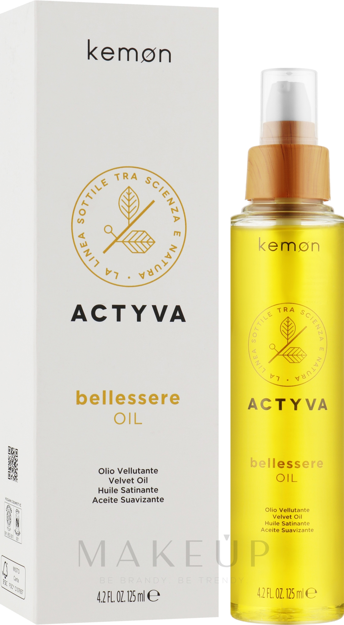 Schönheitsnektar für das Haar - Kemon Actyva Bellessere Oil — Bild 125 ml