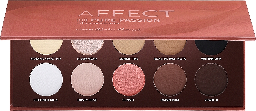 Lidschattenpalette - Affect Cosmetics Pure Passion Eyeshadow Palette — Foto N1