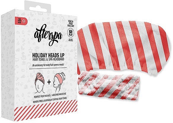 Set - AfterSpa Holiday Head Up Set (towel/1pcs + headband/1pcs) — Bild N1