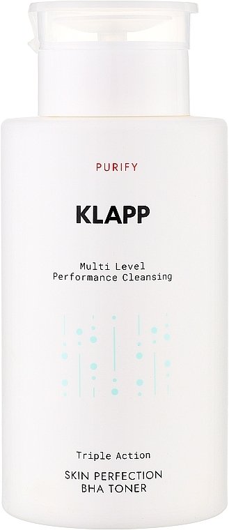 Toner mit BHA für fettige und Mischhaut - Klapp Multi Level Performance Purify Skin Perfection BHA Toner  — Bild N1