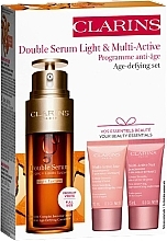 Clarins Double Serum Light&Multi-Active Set (Serum 50ml + Creme 15mlx2)  - Haarpflegeset — Bild N1