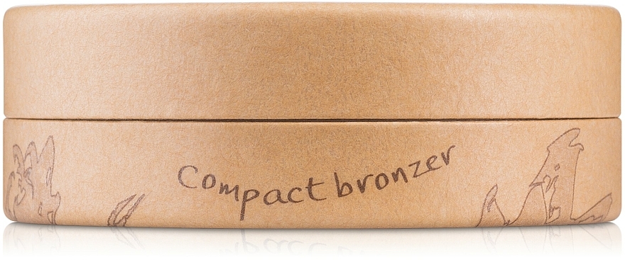 Bronzepuder mit Bio-Aprikosenkernöl und Bio-Kakaobutter gegen die ersten Fältchen - Couleur Caramel Cooked Powder — Bild N2