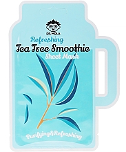 Düfte, Parfümerie und Kosmetik Erfrischende Tuchmaske für fettige Haut mit Teebaum - Dr. Mola Refreshing Tea Tree Smoothie Sheet Mask