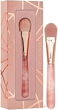 Düfte, Parfümerie und Kosmetik Make-up Pinsel mit Rosenquarzgriff - Crystallove Rose Quartz Mask Brush