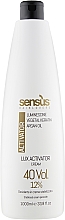 Düfte, Parfümerie und Kosmetik Stabilisierende oxidierende Creme 12% - Sensus Lux Activator Cream 40 Vol