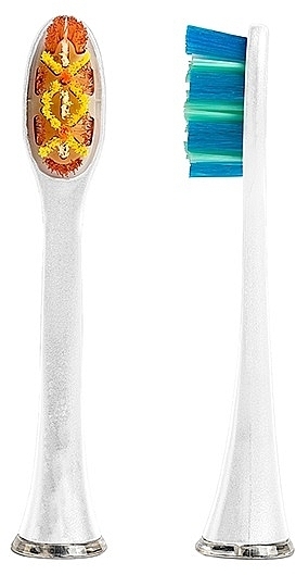 Ersatz-Zahnbürstenkopf für Schallzahnbürste 4 St. weiß - Smiley Pro White — Bild N1