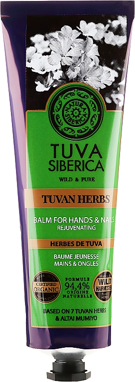 Regenerierender Hand- und Nagelbalsam - Natura Siberica Tuva Siberica Tuvan Herbs Rejuvenating Balm For Hands And Nails — Bild N2
