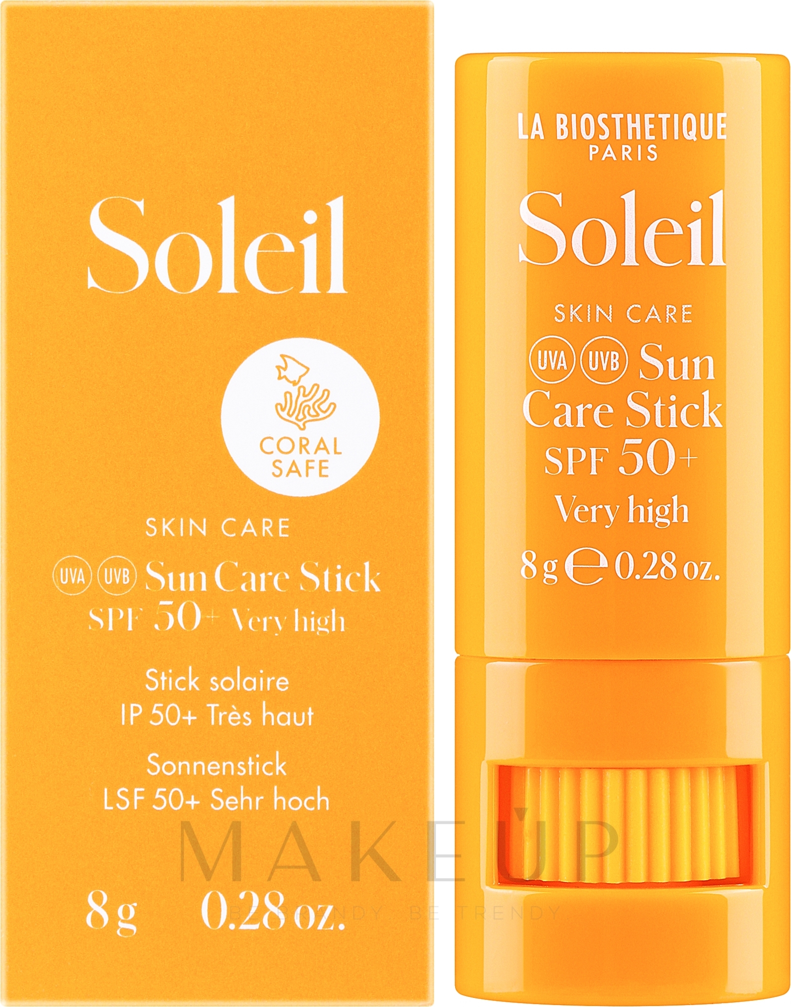 Sonnenschutz-Stick - La Biosthetique Soleil Sun Care Stick SPF50+ — Bild 8 g