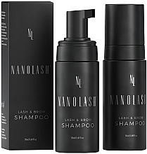Wimpern- und Augenbrauenshampoo - Nanolash Lash & Brow Shampoo — Bild N2