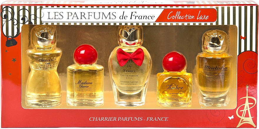 Charrier Parfums Collection Luxe - Duftset (Eau de Parfum 9.4ml + Eau de Parfum 9.3ml + Eau de Parfum 12ml + Eau de Parfum 8.5ml + Eau de Parfum 9.5ml) — Bild N2