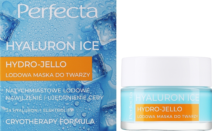 Gelmaske für das Gesicht - Perfecta Hyaluron Ice Hydra-Gel Mask — Bild N1