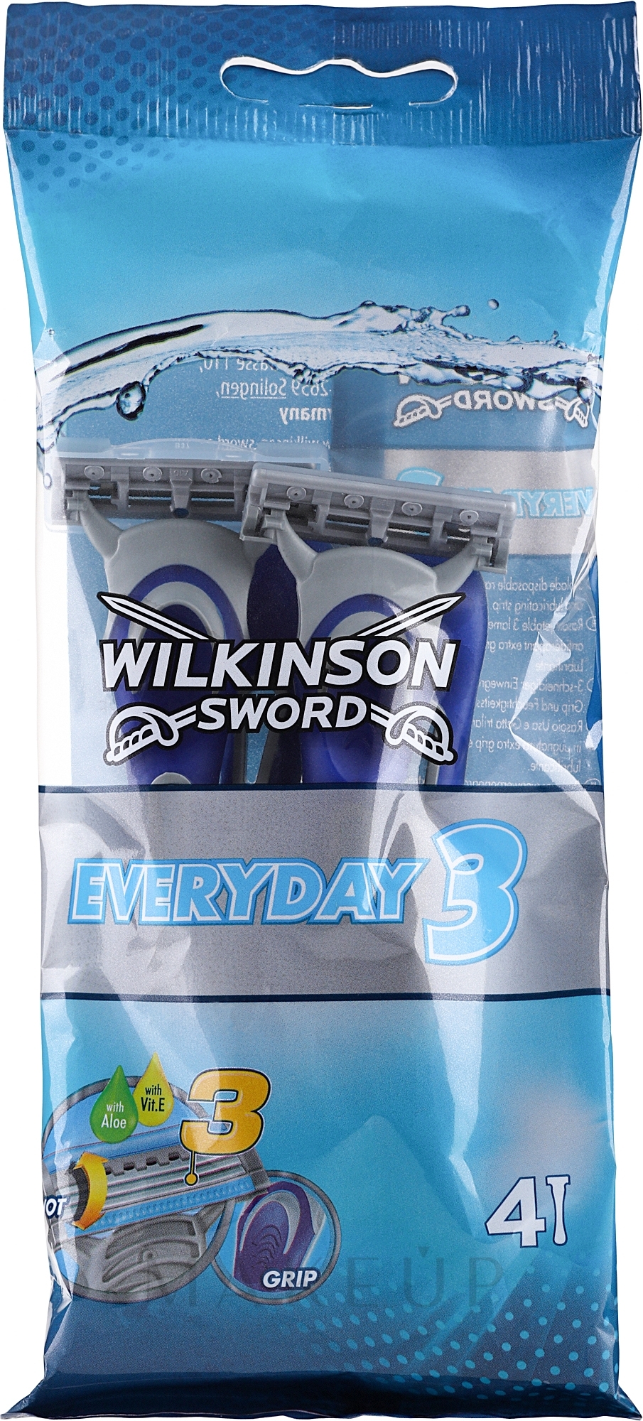 Einwegrasierer 4 St. - Wilkinson Sword Everyday 3 Men — Bild 4 St.
