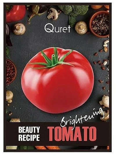 Aufhellende Gesichtsmaske mit Tomatenextrakt - Quret Beauty Recipe Mask Tomato Brightening — Bild N1